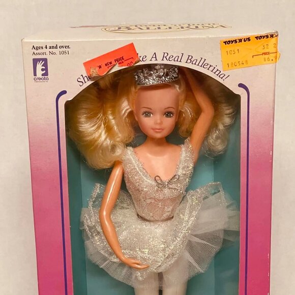 1989 Twirl N Turn Ballerina Doll Creata Flower Princess NEW/SEALED 11.5
